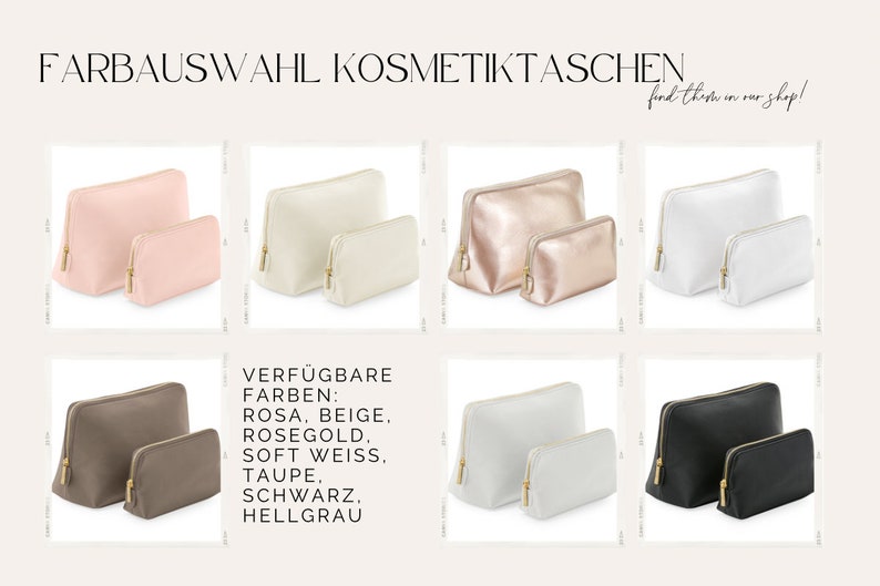 Personalisiere Kosmetiktasche beautybag schminktasche swashes Bild 7