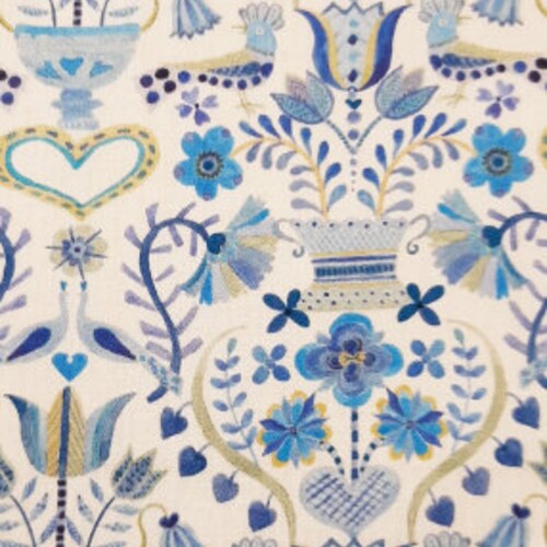 54 Ticking Fabric by the Yard Duck Cotton Canvas Etsy