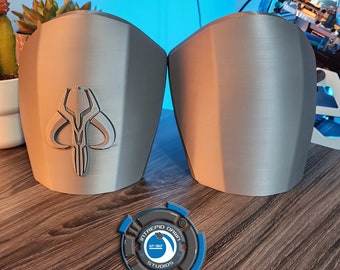 Bo Katan Shoulder Armor The Mandalorian Season 3 with Mythosaur Symbol Bo Katan Cosplay