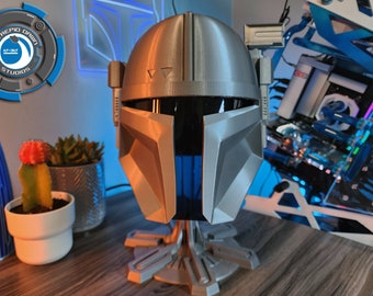 Paz Vizsla ヘビー マンダロリアン ヘルメット - バイザー付き、オプションの裏地付きプレミアム 3D プリント ヘルメット