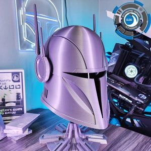 The Sith/Mandalorian Conqueror Helmet With Visor - Custom Mandalorian Helmet Life Sized Wearable with Optional Liner