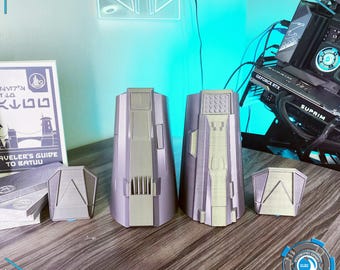 Brazales y placa de mano mandalorianos de Deathwatch - Mando Cosplay