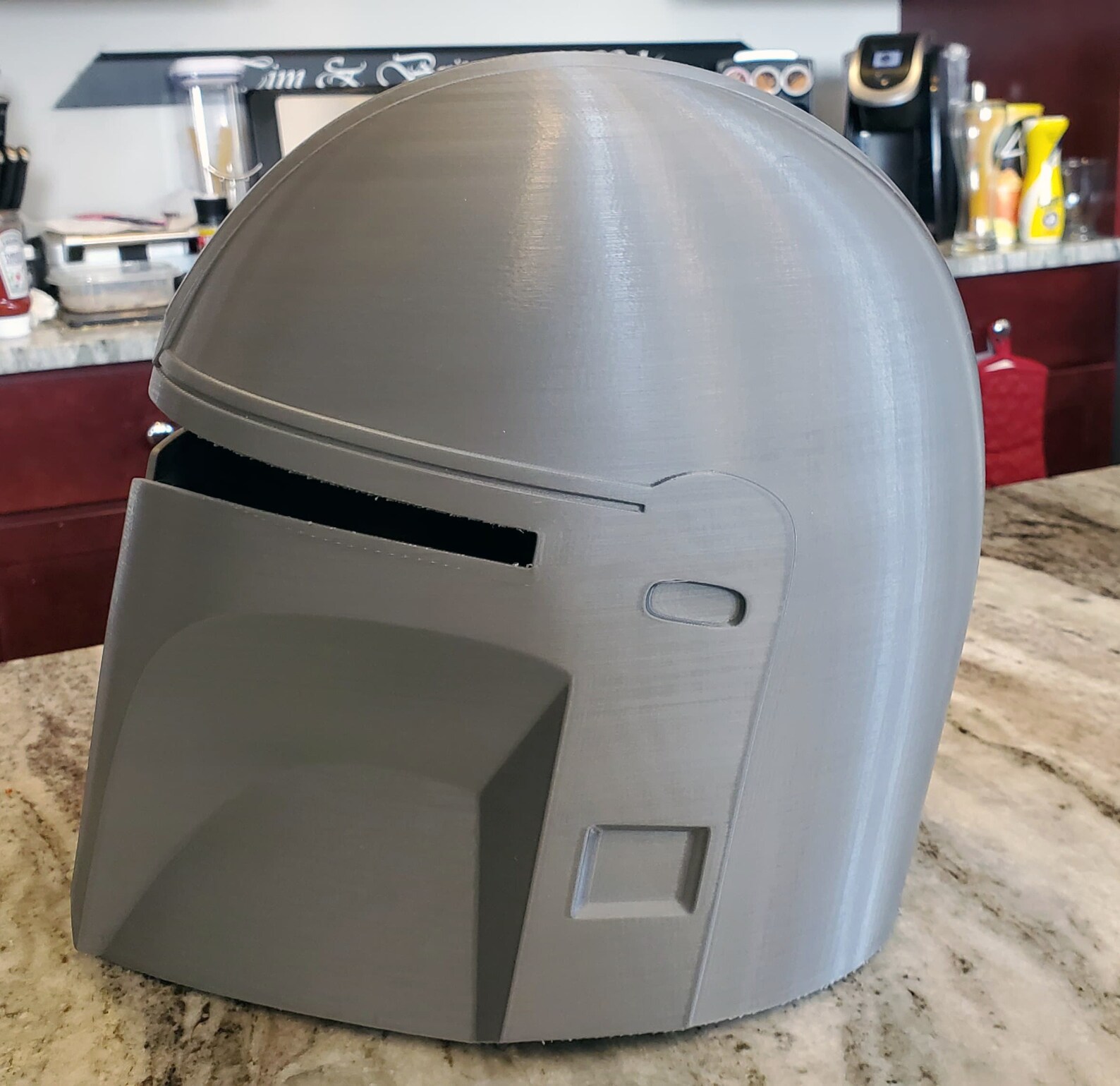 The Mandalorian Helmet Premium 3D Printed Helmet Wearable