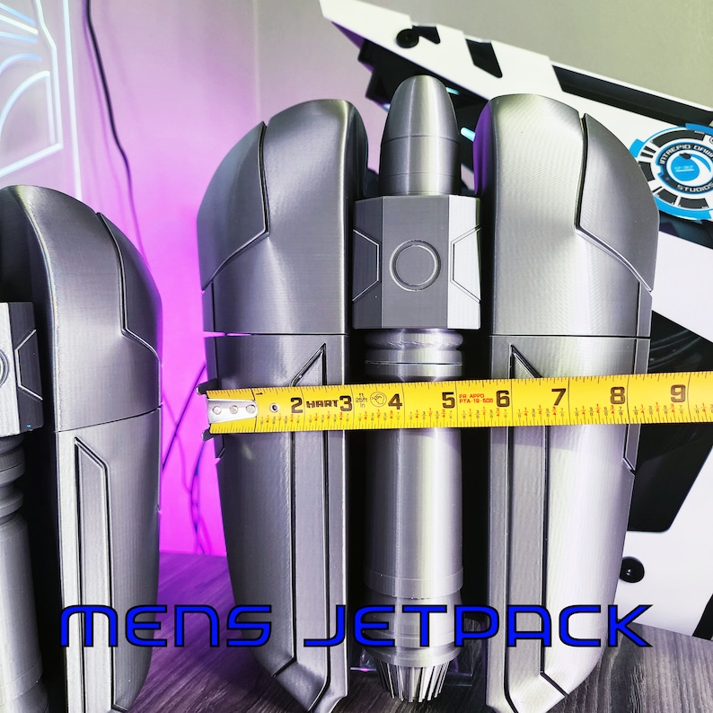 Sabine Wren / Imperial Super Commando Jetpack - mannelijke en vrouwelijke maten - Premium levensgrote draagbare cosplay-prop afbeelding 5