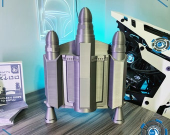 Axe Woves Mandalorian Death Watch Jetpack - 501:a godkännande - Premium bärbar cosplay-rustning