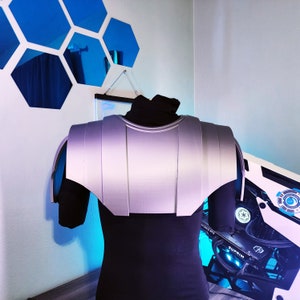 Kit de armadura de peito de ombro Ahsoka de ação ao vivo Anakin Clone Wars - tamanho real vestível com abertura magnética