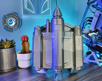 Bo Katan/Koska Reeves Jetpack - The Mandalorian Säsong 2 och 3 - Premium bärbar cosplay-jetpack med valfri bakplatta
