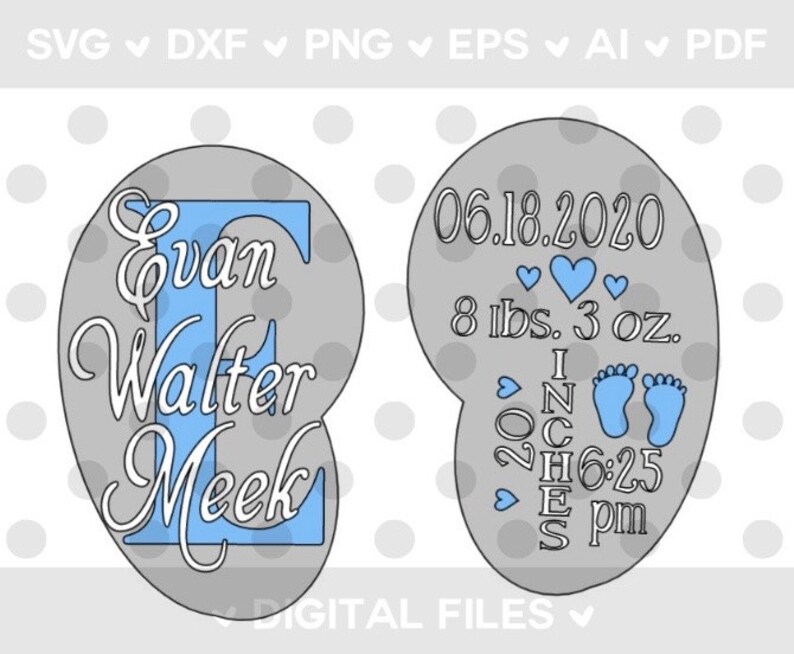 SVG Elephant Stats Ear Guide Cricut Silhouette | Etsy