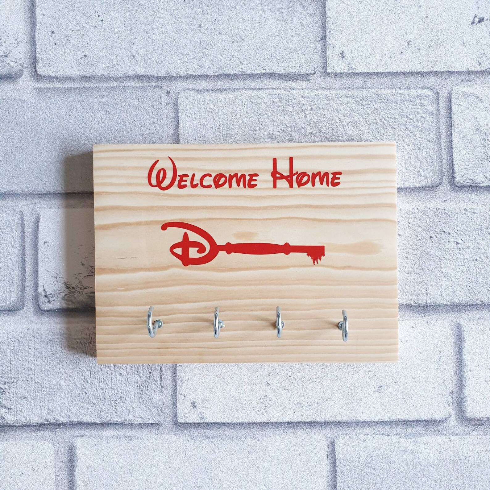 Disney inspired small key rack Disney key Key hook Etsy