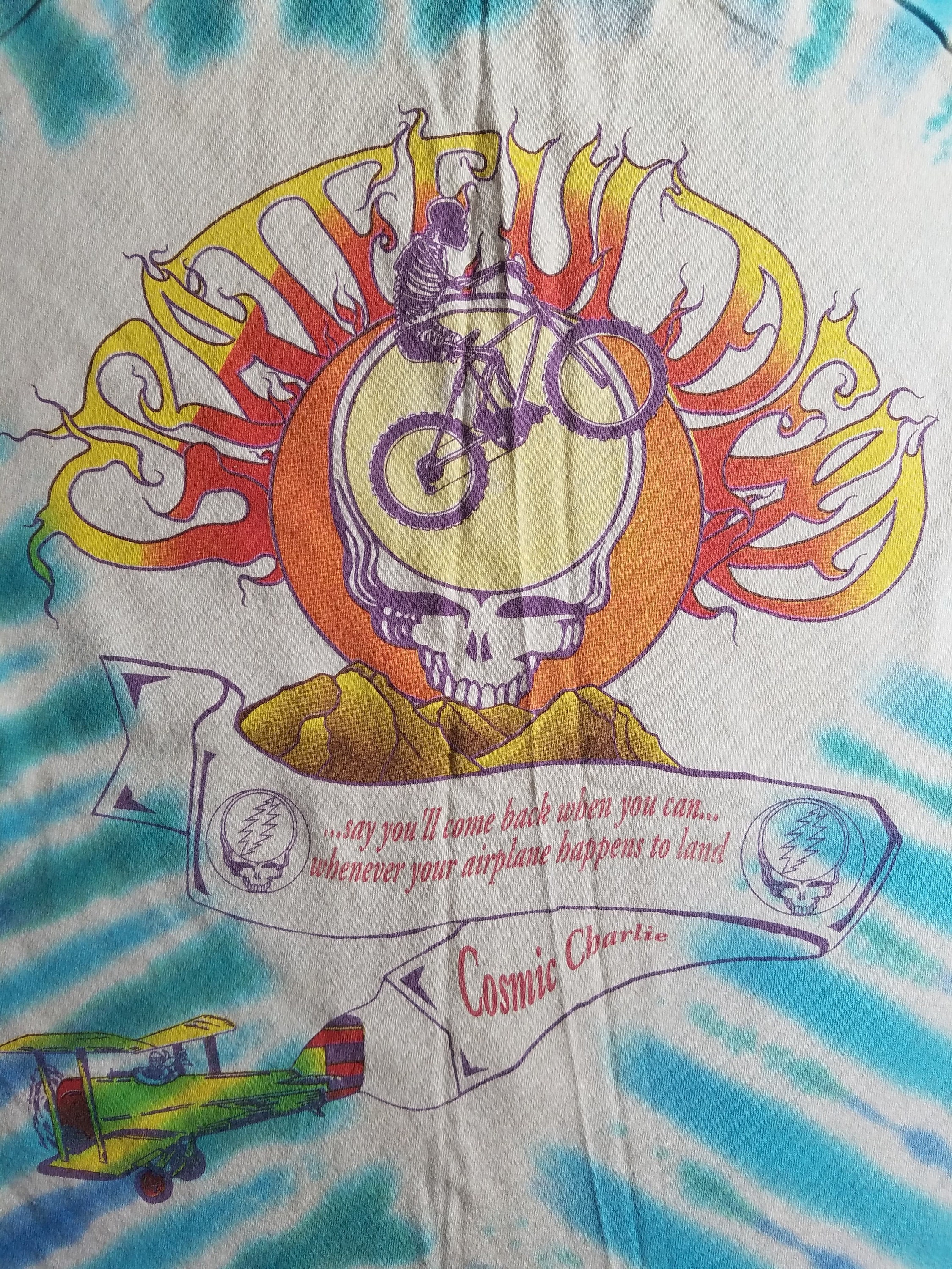 1994's used グレイトフル・デッド　コスミックチャーリー　TEE 1994 Used Grateful Dead Cosmic Charlie Tee