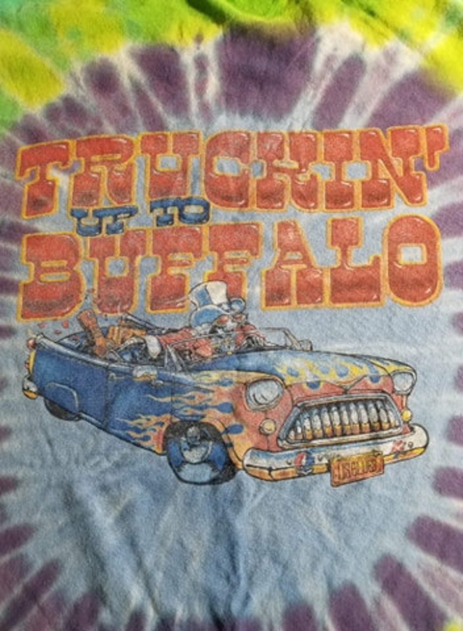 Gift Vintage Grateful Dead Truckin up to Buffalo Shirt Good | Etsy