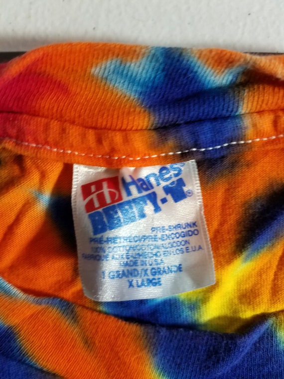 Vintage early 90's Grateful Dead Lot tie dye rain… - image 4