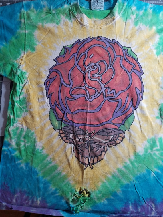 Vintage 1998 the Other Ones Steal Your Face Butterfly Shirt Size L 