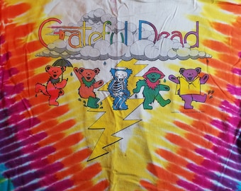Vintage 1994 Gratfeul Dead Dancing bear here comes sunshine let it gorw shirt XL great condition