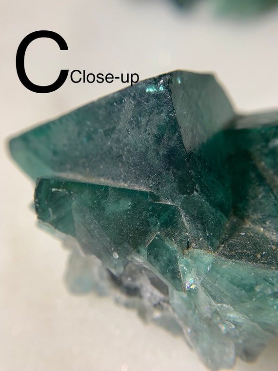 マダガスカル産天然蛍石クリスタルギフト（手作業で選別）ヒーリング