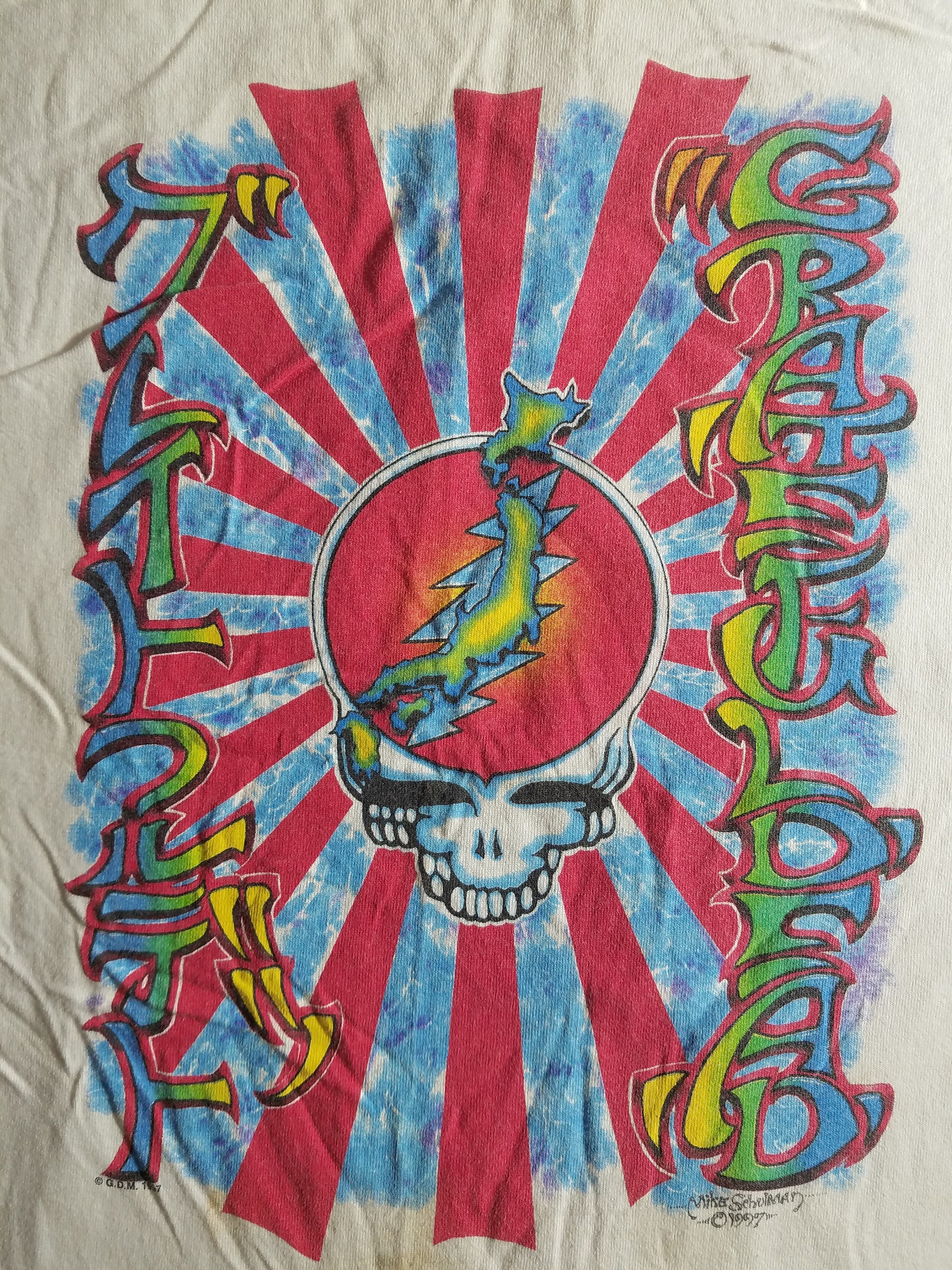 GRATEFUL DEAD MAY Tシャツ grateful-dead-581977-ithaca-t-