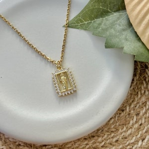 San Judas Tadeo Neklace Personalized-  San Judas Tadeo Cadena  - Catholic Gift San Judas Tadeo-  Bridesmaid Gift- Catholic Jewelry-