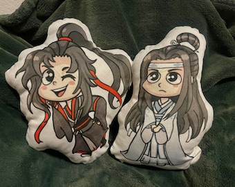 MDZS Wei Wuxian and Lan wangji  (25cm) throw pillows