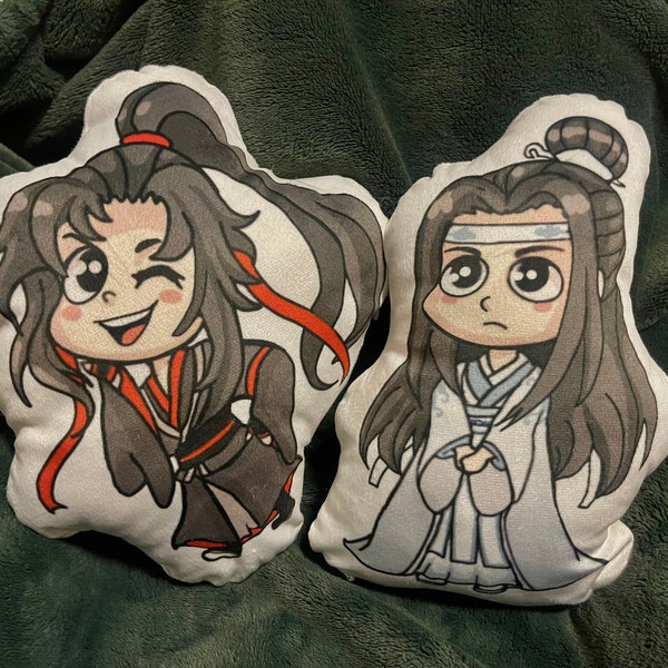 MDZS Wei Wuxian and Lan wangji  (25cm) throw pillows