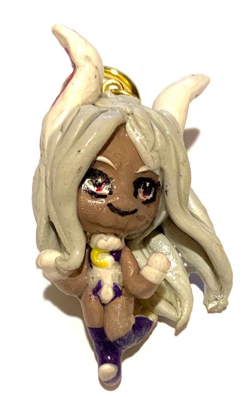Miruko/Usagiyama Rumi handmade keychain from my hero academia Etsy