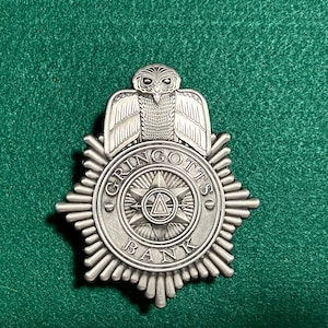 Vintage Magical Bank Staff Replica Badge