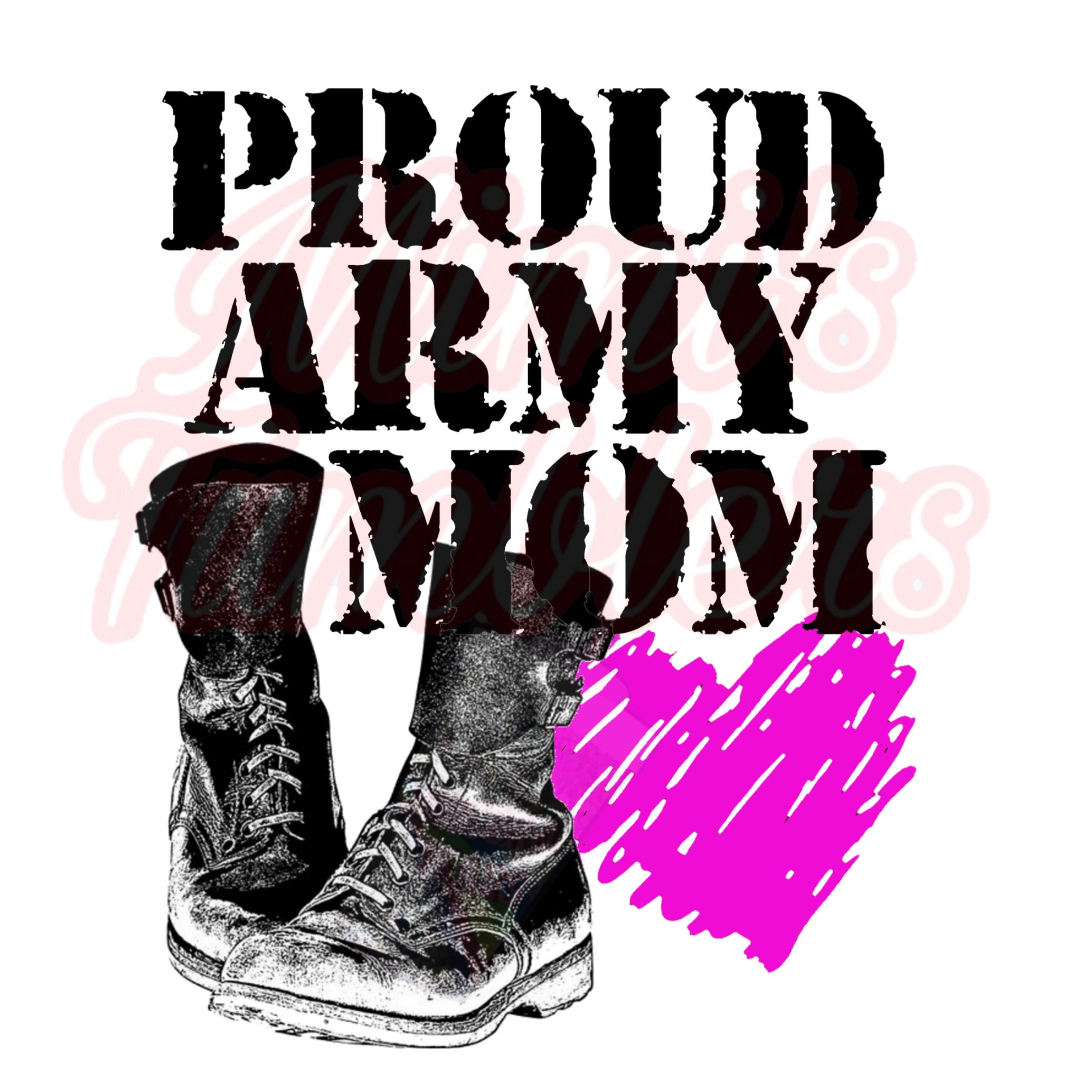 PROUD ARMY MOM png | Etsy