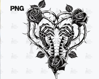 スカート skull illustration print heart skirt il_340x270.6752015538_9djs.jpg