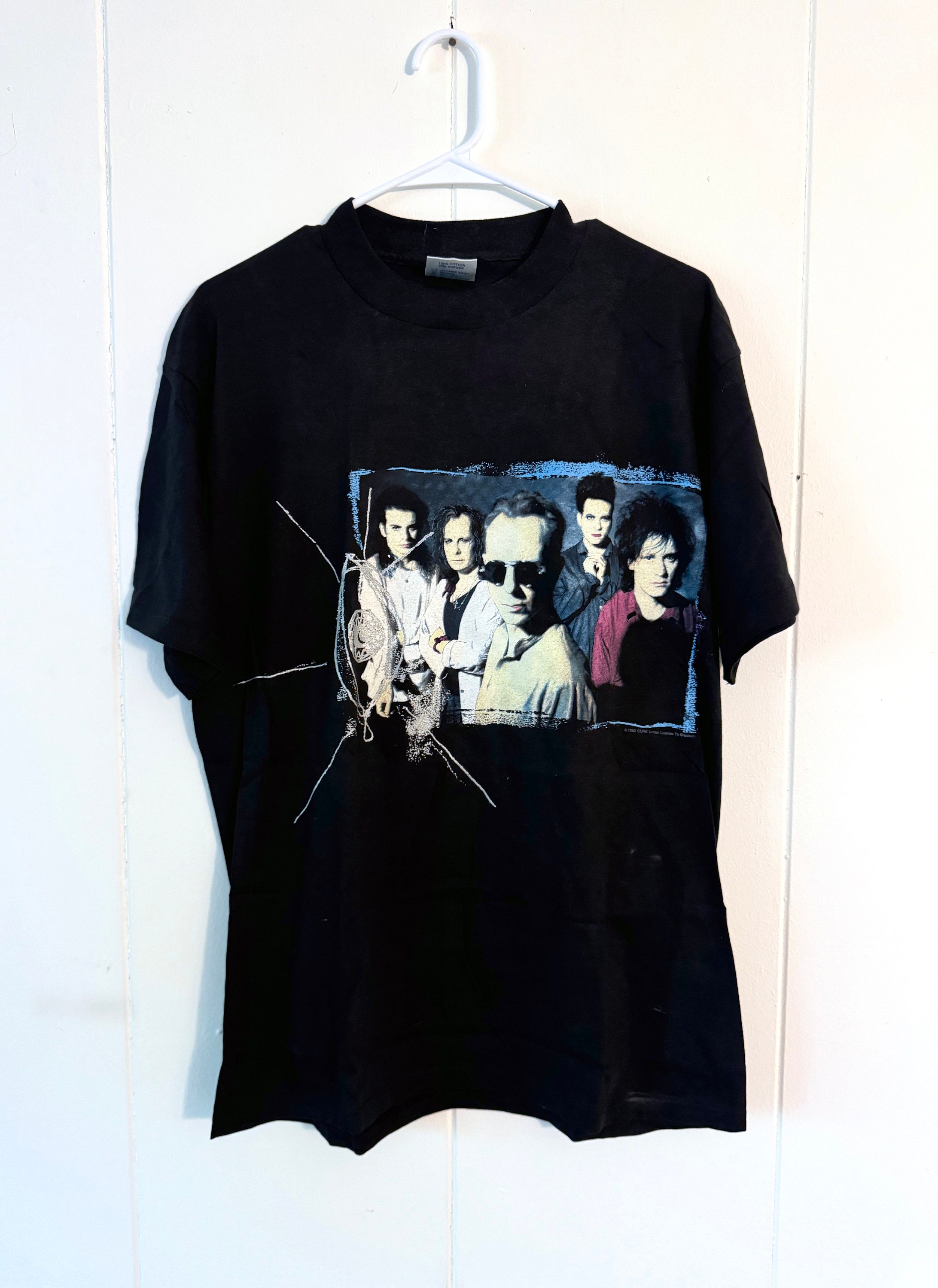 The Cure Wish Tour 1992 Vintage T-shirt - Etsy The Cure Wish Tour 1992 Vintage T-shirt - Etsy