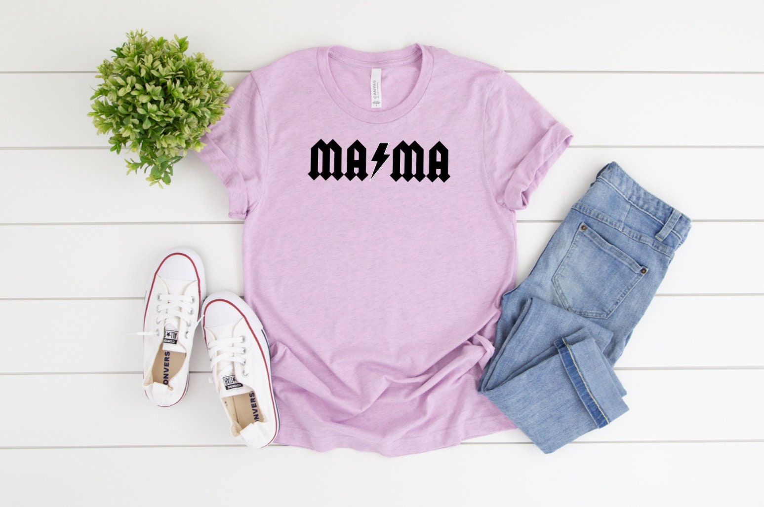 Mamá AC/DC inspirado camiseta / mamá camisa / camisa fresca / mamá ...