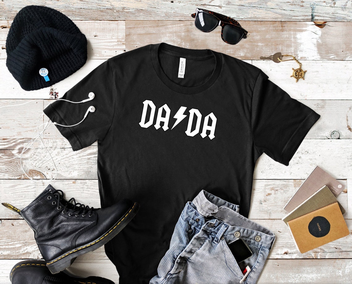 Dada AC/DC Inspired T-shirt/mama Shirt/cool Shirt/mom Shirt/cool Mom ...
