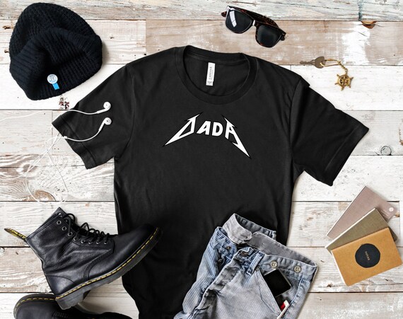 Dada Metallica Inspired T-shirt/dada Shirt/cool Shirt/dad Shirt