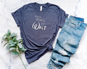 Turn Down para Walt camisa / divertido Walt Disney inspirado camisa / mamá camisa / camisa de niña / camisa de viaje de Disney / traje de Disneyland
