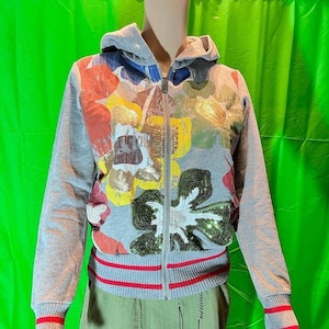 Awesome Cardigan Cardigan Hoodie with graphic print 90 nolita Italy