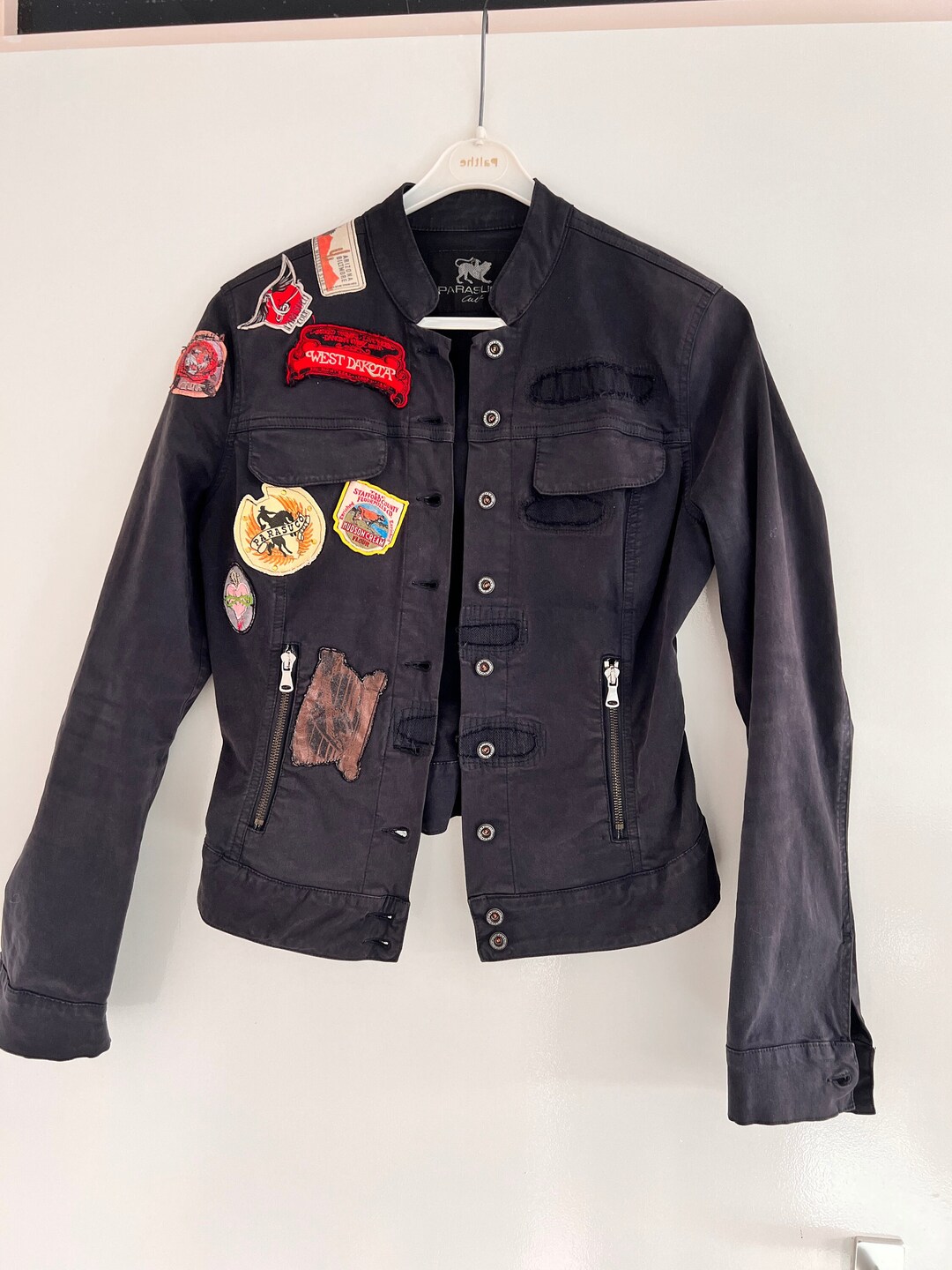 Vintage Print Removable Jacket