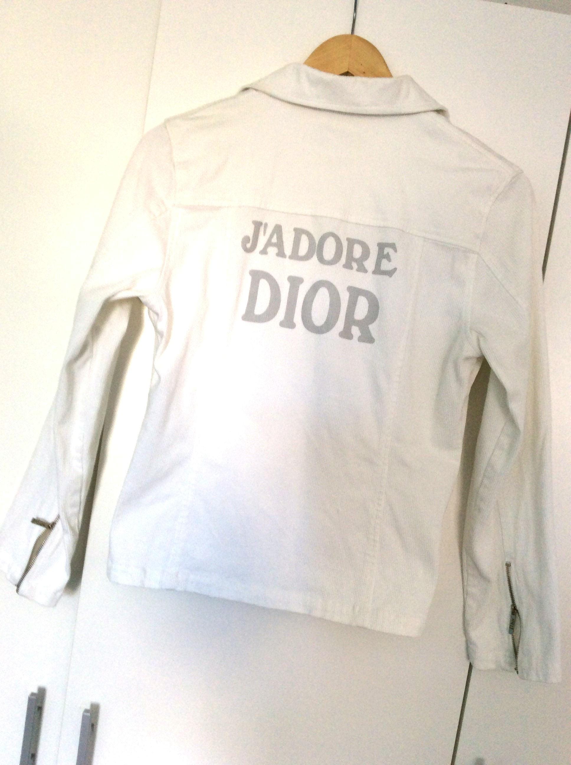 Christian Dior Vintage Jacket J'adore Dior by Galliano White