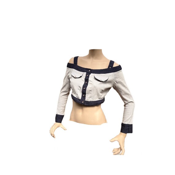 Cropped off the shoulder jacket online