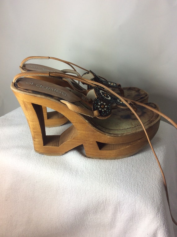 El Dantes Vintage Platform Sandals