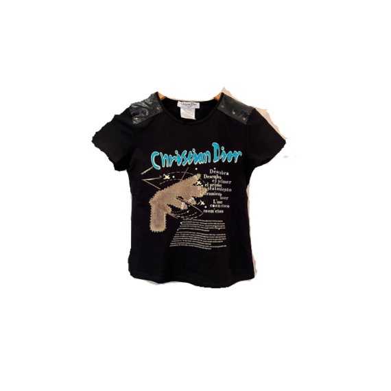 ［美品］クリスチャンディオール　デニム　騙し絵　ロンT Tシャツ org.jpg
