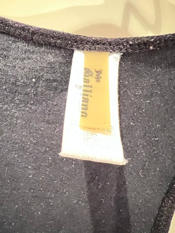 Rare JOHN GALLIANO Collectable Newspaper Print Graphic Top