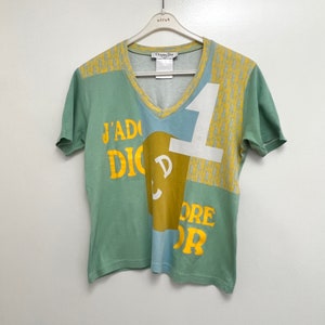 CHRISTIAN DIOR - J&#39;adore Dior by Galliano T-shirt collectible Very rare & highly sought after! Dior by Galliano