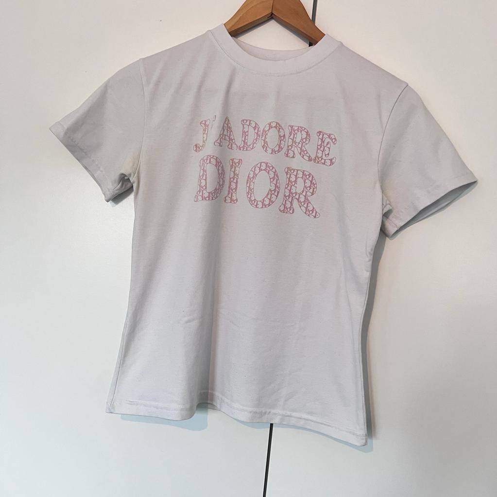 Christian Dior J'ADORE DIOR ピンクTシャツ