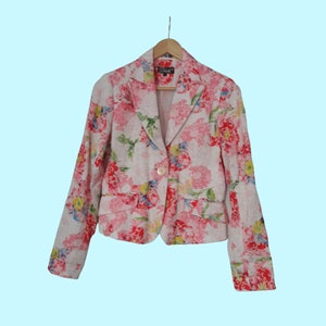 Rare art Colorful blazer vintage '90s