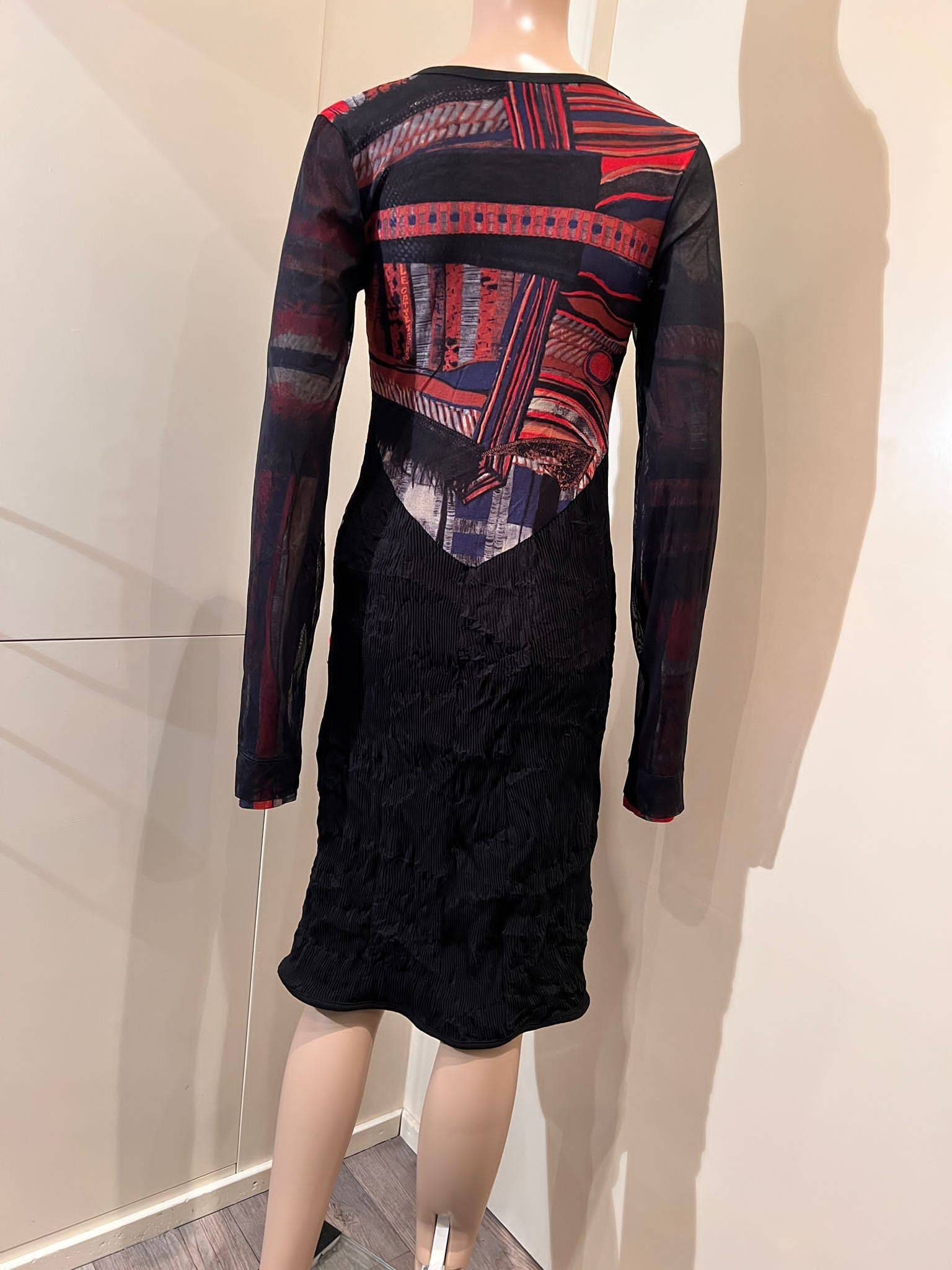 Art Work Dress Le Gatte Italy M Etsy