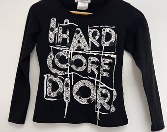 Christian Dior Vintage J'ADORE Logo T-shirt Top #38 Stitch
