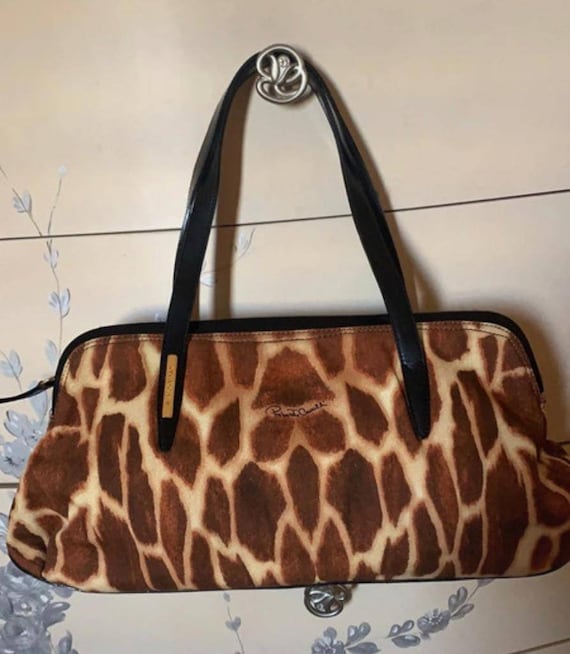 Roberto Cavalli Freedom Animal Print Baguette Purse Bag | eBay