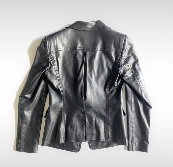 Yves Saint Laurent amazing Leather jacket Haute C… - image 10