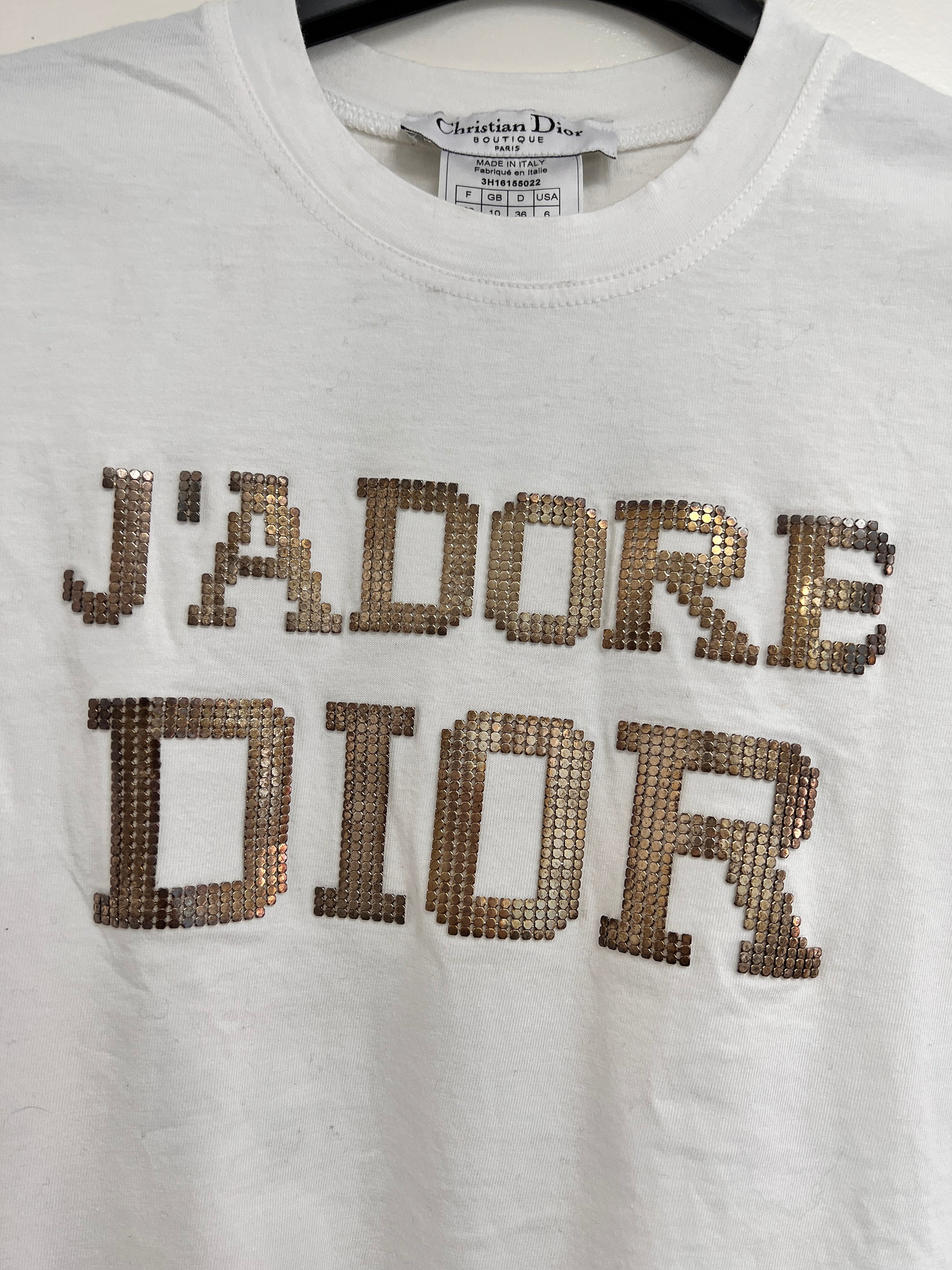 CHRISTIAN DIOR - J'adore Dior the Latest Blonde White T CHRISTIAN DIOR - J'adore Dior the Latest Blonde White T