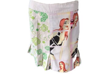 Custo Barcelona Pop ART graphic print s90 Retro style 2YK skirt
