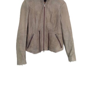 Goosecraft Veste en cuir vintage