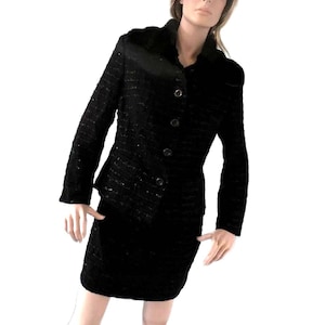 DOLCE & GABBANA first line Authentic Vintage hard to find lady Suit 2 piece set skirt and blazer